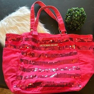 Victoria secret sequence stripped bag